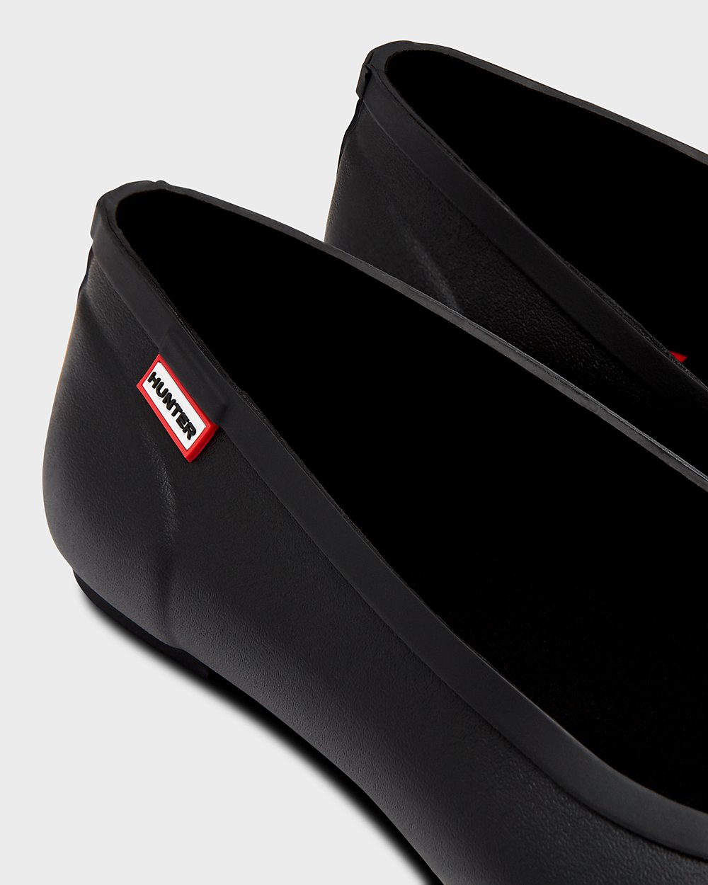 Bailarinas Hunter Feminina Pretas - Original Tour Ballet Flats - 73NQVCWUG